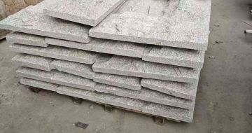 那曲芝麻白蘑菇石，自然面