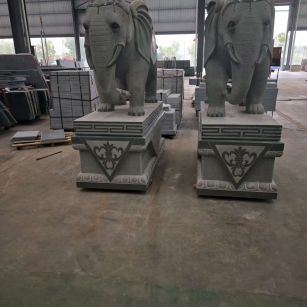 那曲芝麻灰花岗岩对象 芝麻白芝麻灰大象