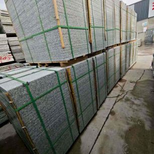 那曲芝麻白地铺版 石材地铺石