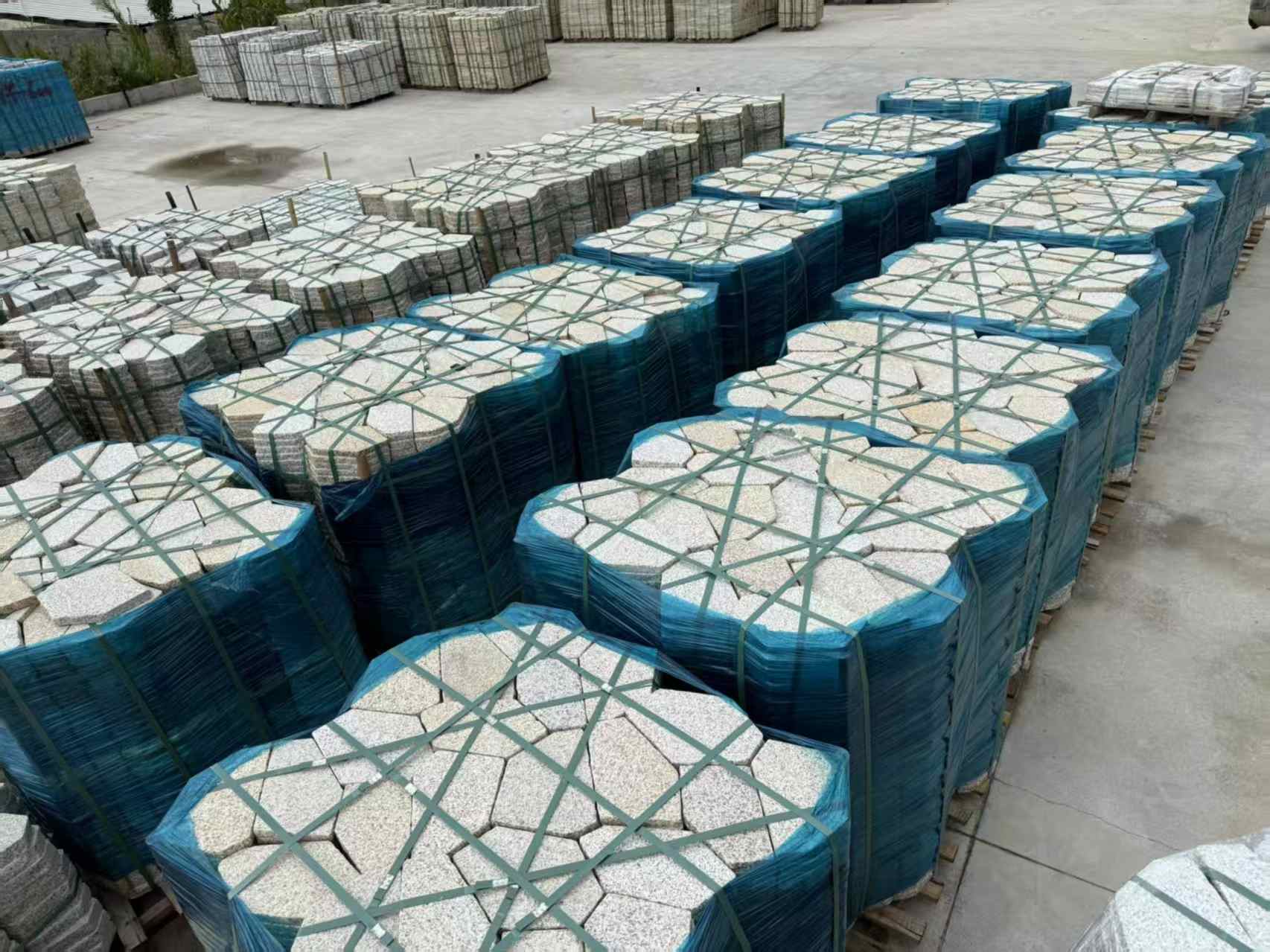 那曲黄金麻冰裂纹 碎拼