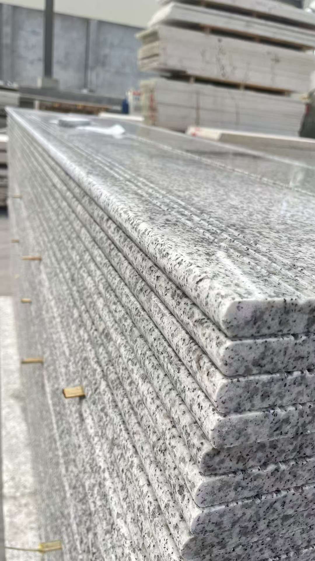 那曲芝麻白楼梯踏步 花岗岩楼梯板材