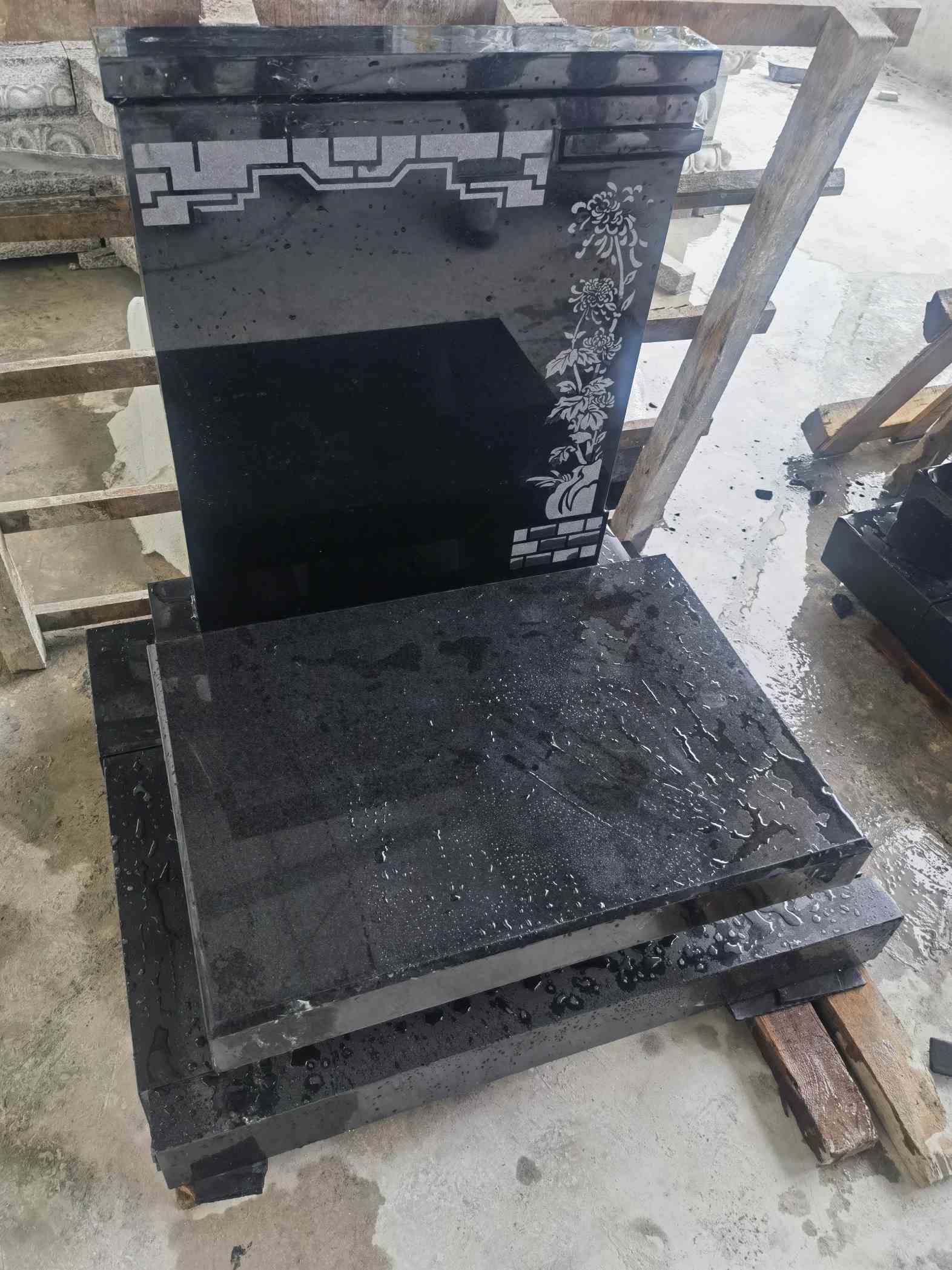 那曲花岗岩墓碑石 墓碑 套墓